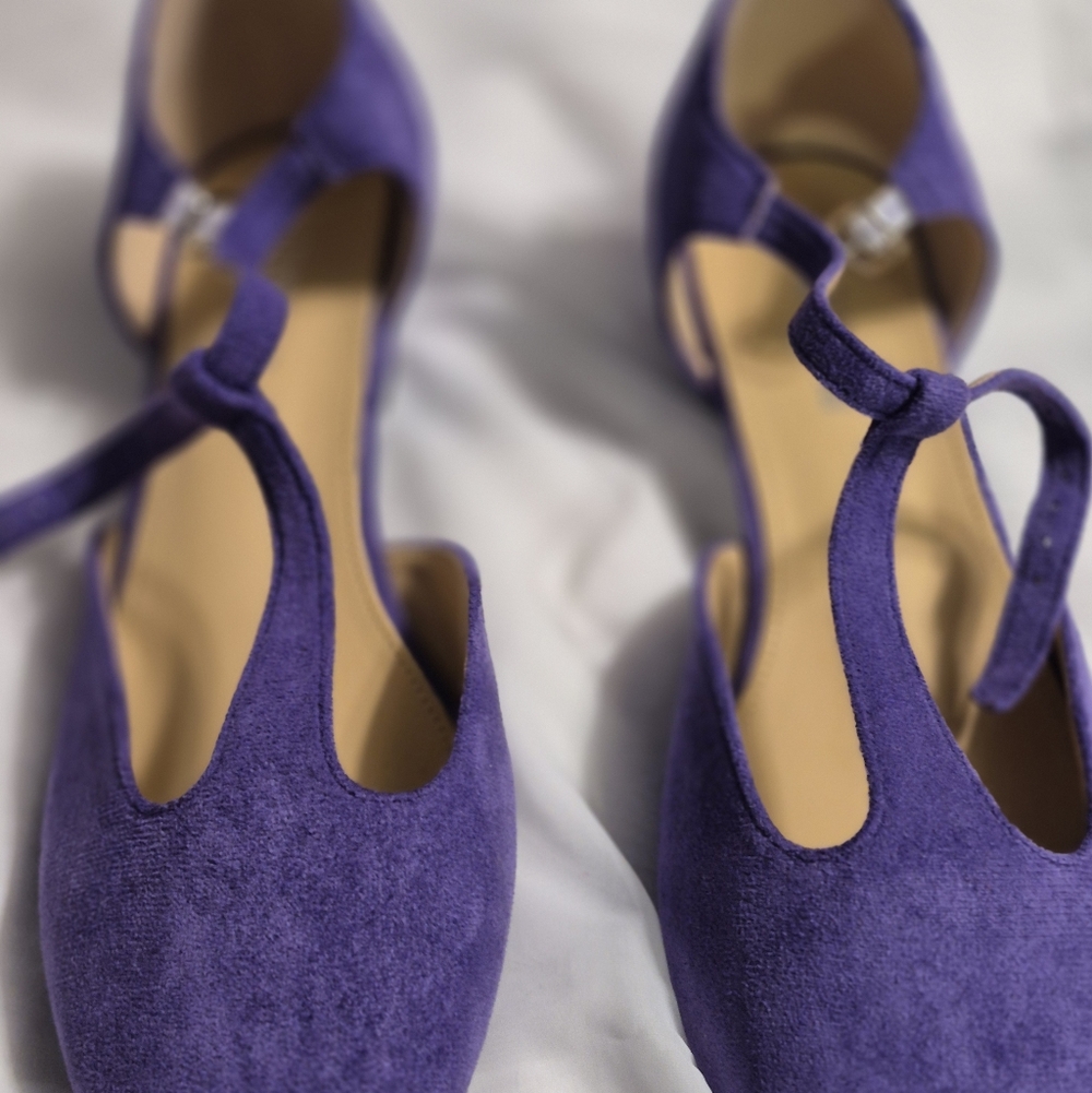 Maernisi Jessi Size 46 Elegant Purple Women's Dress Shoes